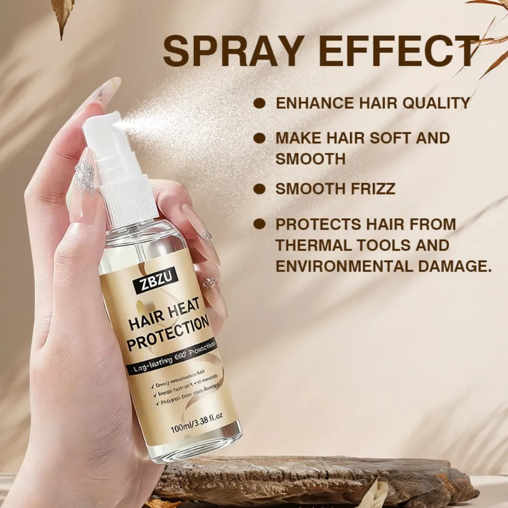 Thermal Protection Spray for Hair Heat Protector Serum Protect Hair From UV Damaged Moisturizing Hair-care Conditioner for Women